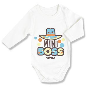 Detské body - Mini Boss, Lullaby, dlhý rukáv veľkosť: 74 (6-9m)