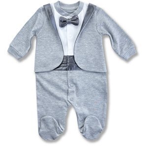 MyMio baby (oblečenie s MALOU VADOU)-Elegantné dupačky pre chlapcov veľkosť: 56 (0-2m)