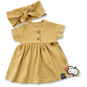 Baby Cool Dievčenské letné šaty- hnedé veľkosť: 80 (9-12m)