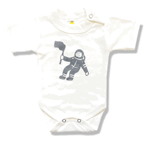 BABY´S WEAR Kojenecké body - krátky rukáv, Kozmonaut veľkosť: 80