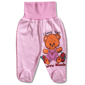 BABY´S WEAR Kojenecké polodupačky - Berry veľkosť: 74 (6-9m)