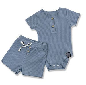 Baby Cool 2dielny letný set pre bábätká- Minimal, sivé veľkosť: 68 (4-6m)