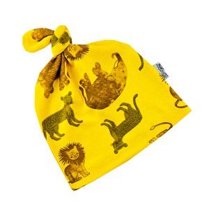 KAYRA baby Chlapčenská čiapka pre bábätká- Safari, žltá 6-18m.