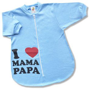 BABY´S WEAR Spací vak pre bábätká - M&P, modrý veľkosť: 56