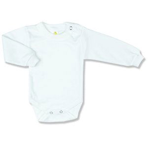 BABY´S WEAR Detské body - Klasické biele veľkosť: 86