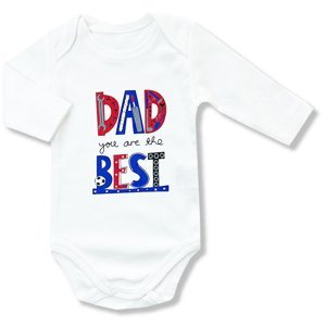 Baby Cool Detské body - Dad you are the best veľkosť: 12 mesiac