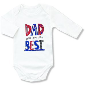 Baby Cool Detské body - Dad you are the best veľkosť: 3 mesiac