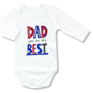 Baby Cool Detské body - Dad you are the best veľkosť: 6 mesiac