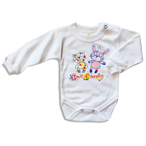 BABY´S WEAR Detské body - BEST FRIENDS veľkosť: 74 (6-9m)