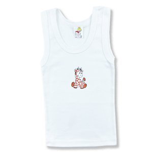 BABY´S WEAR Detské tričko - Žirafa, biele veľkosť: 110 (5rokov)