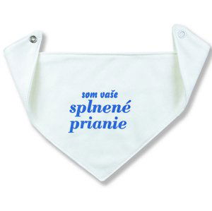 BABY´S WEAR Bavlnený slintáčik pre bábätká - Prianie