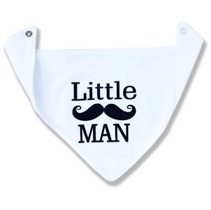 BABY´S WEAR Bavlnený slintáčik - Little Man