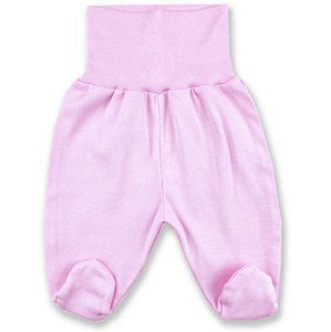 BABY´S WEAR Kojenecké polodupačky, jednofarebné ružové veľkosť: 62 (2-4m)