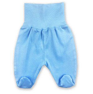 BABY´S WEAR Kojenecké polodupačky, jednofarebné modré veľkosť: 56 (0-2m)