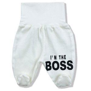 BABY´S WEAR Kojenecké polodupačky - boss veľkosť: 56 (0-2m)