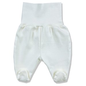 BABY´S WEAR Kojenecké polodupačky, jednofarebné biele veľkosť: 74