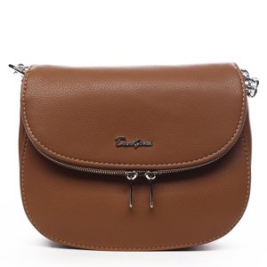 Dámska crossbody kabelka koňaková - David Jones Katarina