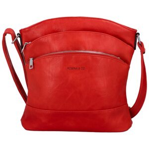 Dámska crossbody kabelka červená - Romina Elkano