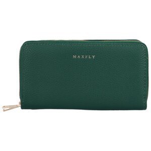 Dámska veľká peňaženka tmavo zelená - MaxFly Irsena