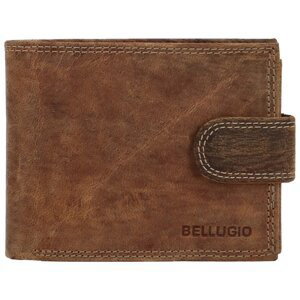 Pánska kožená peňaženka svetlo hnedá - Bellugio Santiago