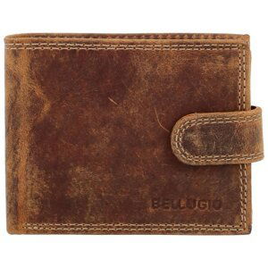 Pánska kožená peňaženka svetlo hnedá - Bellugio Lokys