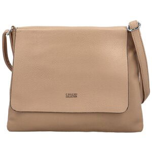 Dámska crossbody kabelka taupe - Coveri Spirrit