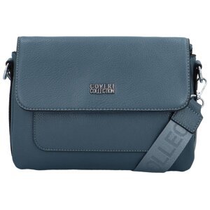 Dámska crossbody kabelka džínsovo modrá - Coveri Sandra