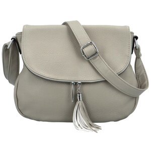 Dámska crossbody kabelka šedá - Firenze Siwon