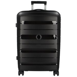 Cestovný plastový kufor čierny - Ormi Rochus L