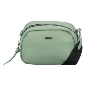 Malá dámska crossbody kabelka bledozelená - David Jones Zabi