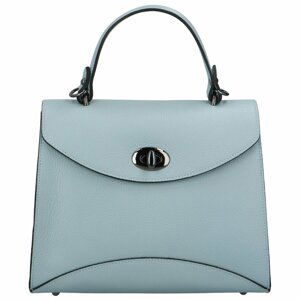 Dámska kožená kabelka do ruky svetlo modrá - ItalY Sarah