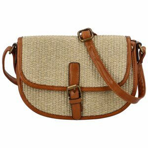 Dámska crossbody kabelka svetlá taupe - Firenze Drumy