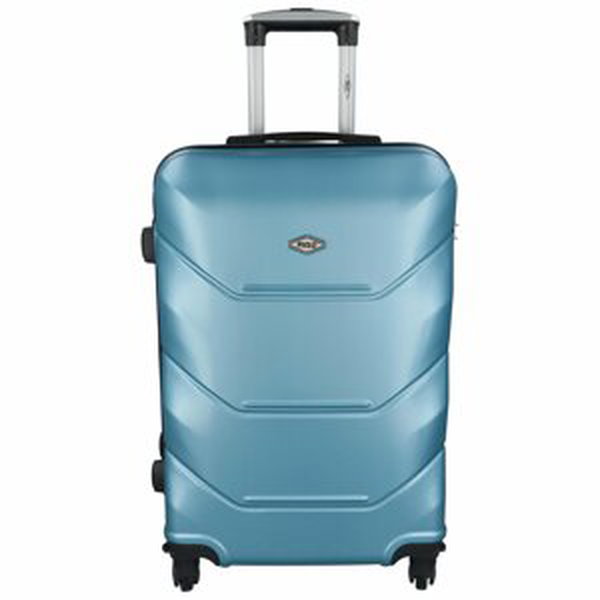 Škrupinový cestovný kufor bledo modrý - RGL Hairon L
