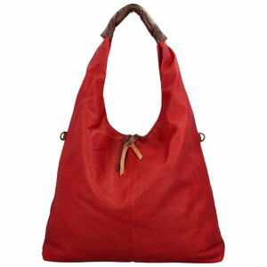Dámska kabelka cez rameno červená - Paolo Bags Dominika