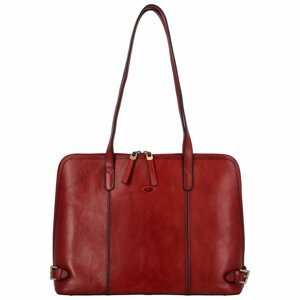 Dámska kožená kabelka červená - Katana Rupert