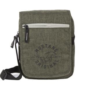 Pánska látková crossbody taška khaki - Mustang Afon