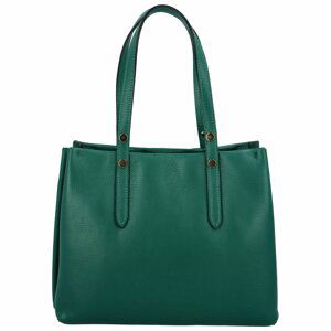 Dámska kožená kabelka zelená - Delami Nylea