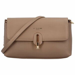 Dámska crossbody kabelka taupe - David Jones Carisa