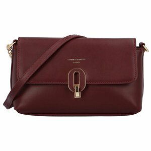 Dámska crossbody kabelka vínová - David Jones Carisa