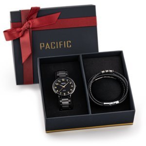 Pánske hodinky PACIFIC X0059-07 - komplet prezentowy (zy097a)
