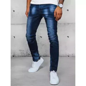 Modré džínsové nohavice skl.19