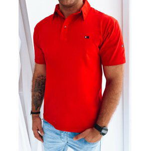 Červené pánske POLO tričko  PX0575