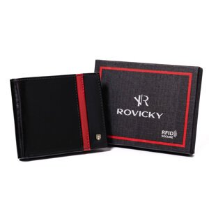 Pánska peňaženka N01-RVTP-3012 Black-Red