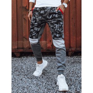 Dstreet UX4427 antracitové camo pánske tepláky