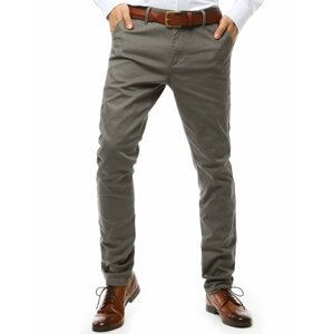 Elegantné šedé chinos nohavice (ux1841) skl.14