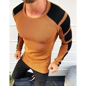 Pánsky sveter so štýlovými rukávmi.