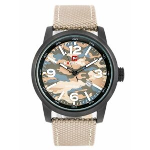 Pánske hodinky NAVIFORCE - COMMANDO (zn034a) - beige