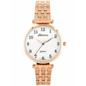 Dámske hodinky  ALBATROSS Glamour ABBB97 (za537c) rose gold/white