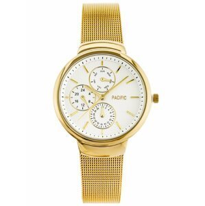 Dámske hodinky  PACIFIC X6075 - MULTIDATA - gold (zy619b)