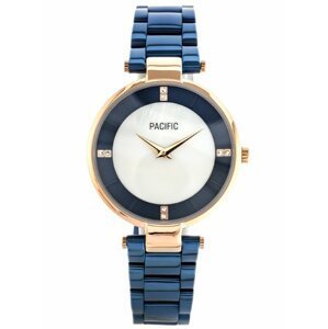 Dámske hodinky  PACIFIC X6119 - blue / rosegold (zy624c)